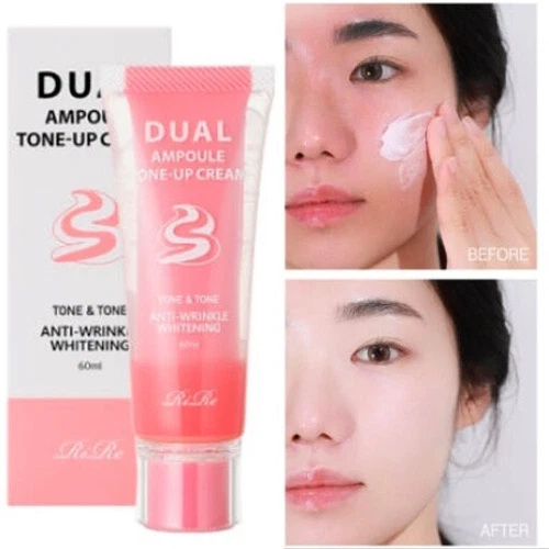 RIRE Dual Ampoule Tone Up Cream 60ml Moisture Whitening Cream Lightening Cream