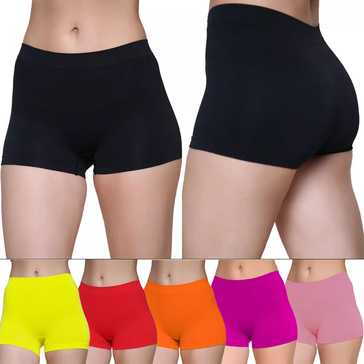 Womens Boxer Shorts Hot Pants Ladies Soft Knickers Underwear Boxers pants S  - XL