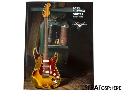 Fender 2022 Custom Shop Guitar Design Guide CATALOG Strat Tele Bass