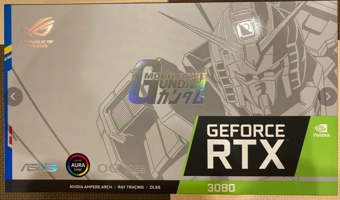 ASUS ROG STRIX GeForce RTX 3080 NVIDIA ROG-STRIX-RTX3080-O10G 