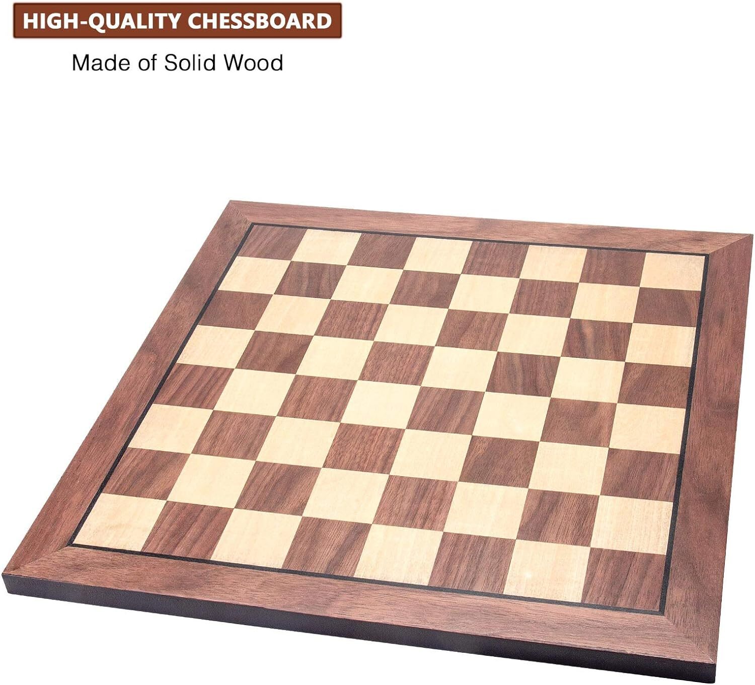 15 Inches Wooden Chess Board Only Professional Staunton Tournament