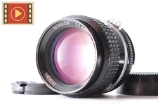 🎦 Nikon Ai-s Nikkor 85mm F/2 Portrait MF Lens For F Mount From Japan #336484