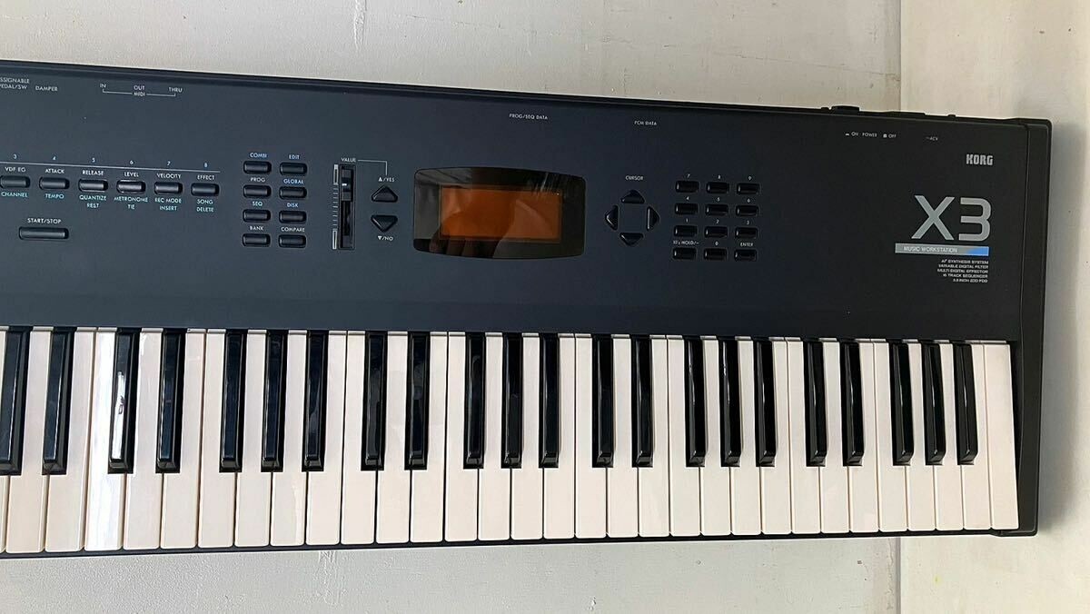 KORG X3 Music Workstation Keyboard Synthesizer Very Good GP