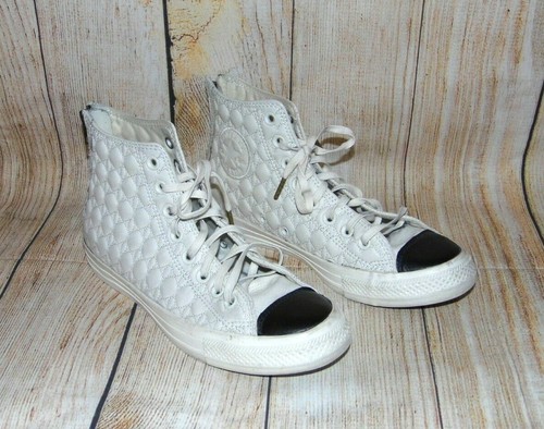 quilted leather converse