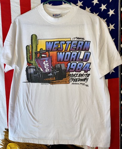 WESTERN WORLD 1984 Car Racing Manzanita Mardi Gras Speedway Phoenix AZ VHTF RARE