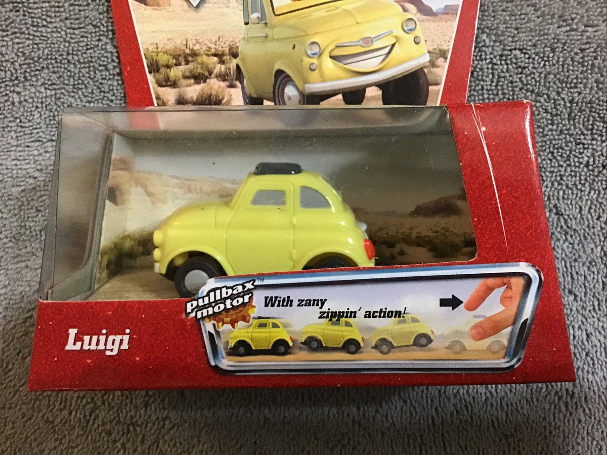 Disney Pixar Cars LUIGI Fiat - Cars PULLBACK MOTOR Diecast New | eBay