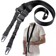 2Point Traditional Gun Rifle Sling Length Adjustable Shoulder Strap for Outdoors