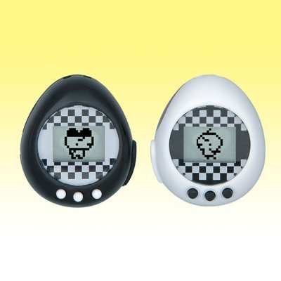 Tamagotchi Ju BLACK & WHITE Tsu love eggs