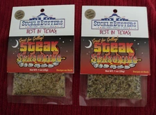 Suckle Busters ~Steak Seasoning Rub 1 oz packs NEW/SEALED AUCT#9186