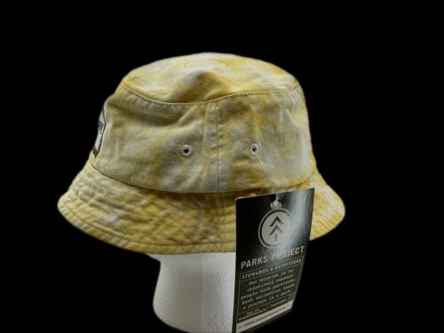 National Geographic Yellow Tie Dye Bucket Sun Hat Cl, Garden Hat, Hiking Hat New - Picture 3 of 7