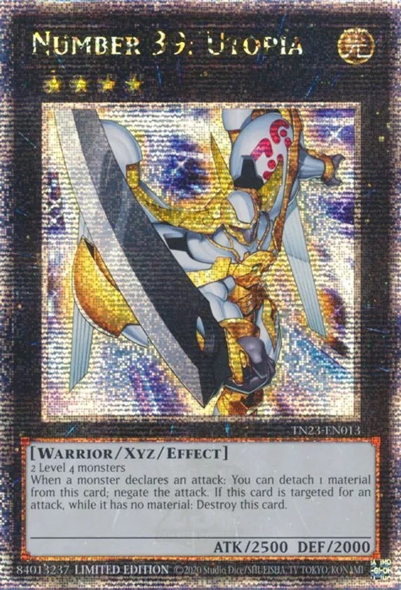 Number 39: Utopia (Quarter Century Secret Rare) TN23-EN013 25th