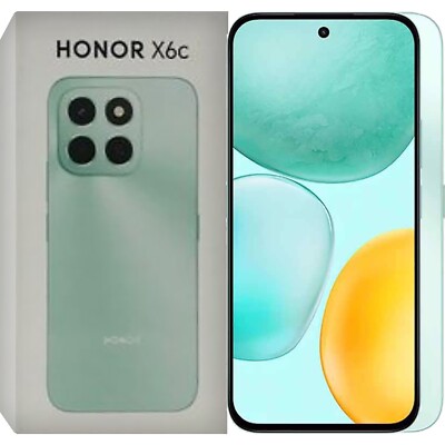 Honor X6c 4G Ocean Cyan 128GB + 6GB Dual-SIM Factory Unlocked SIMFree NEU