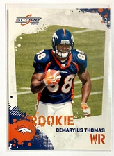 2010 Panini Score Demaryius Thomas Rookie Card #330 RC WR Denver Broncos