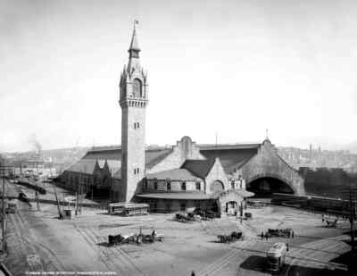 Union Station Worcester MA Vintage Historic Picture Photo 5x7