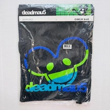 Deadmau5 Bag Cinch Backpack Tote Merch Electronic Music Logo Bioworld Y2K NEW