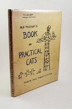 Old Possum’s Book of Practical Cats T S Eliot Faber 1939 1st Edition Vtg HB w DJ