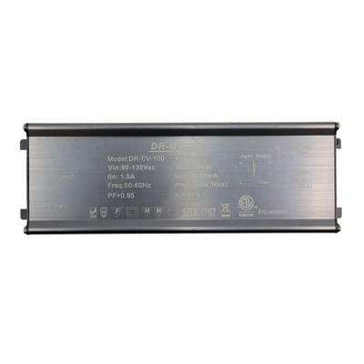 DR-CV-100 TRIAC DIMMABLE LED DRIVER, 24VDC, 4200MA, 100W, 120V:IN, IP67