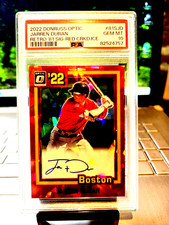 2022 Donruss Optic #7/25 Jarren Duran Retro '81 Sig-Red Crkd.Ice #81SJD