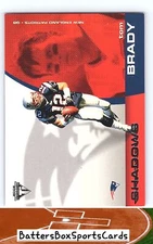 2002 Pacific Private Stock Titanium #7 Tom Brady Shadows