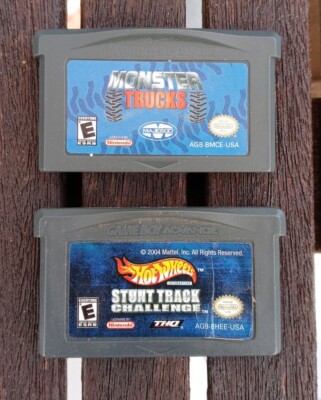 Hot Wheels Stunt Track Challenge & Monster Trucks Nintendo GAMEBOY ADVANCE