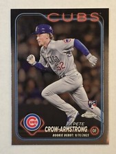 Pete Crow-Armstrong 2024 Topps Chrome Update RC Rookie Debut #USC158 Chicago
