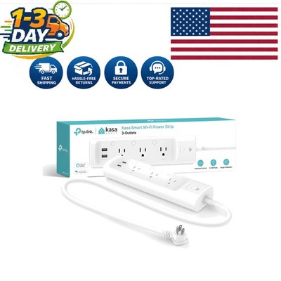 Voice-Controlled Smart Power Strip with Surge Protection & USB Charging Ports