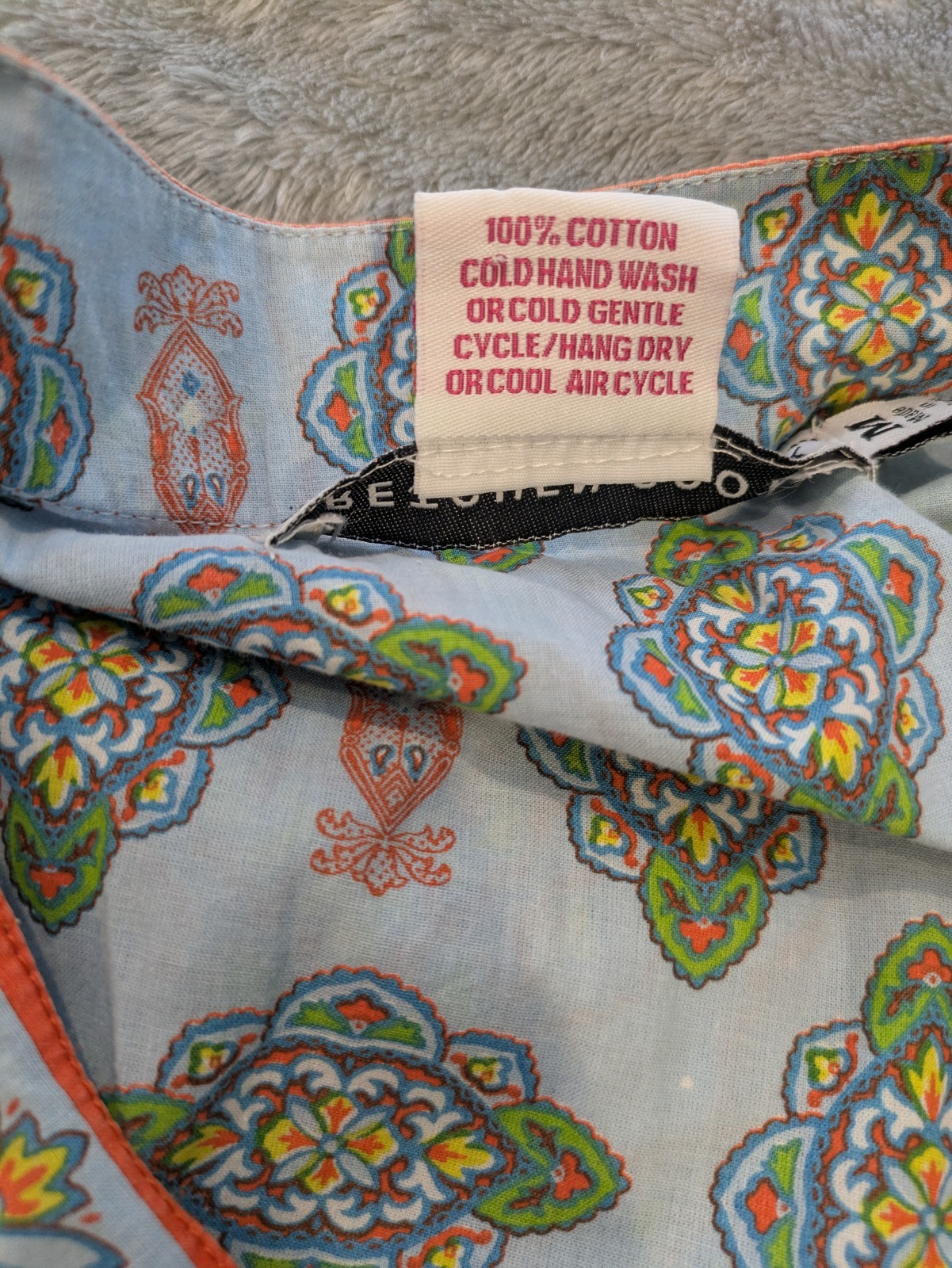 LNWOT Gretchen Scott Split Neck Patterned Tunic -… - image 6