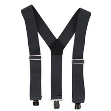 Welch Men's 2 Inch Elastic Y-Back Clip End Suspenders