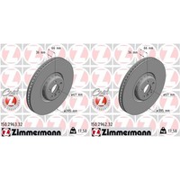 2X Zimmermann Formula Z Bremsscheiben 395Mm Vorne Passend FüR Bmw 8 X4 X5 X7