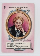 1950s Russell Authors 40 Best Children's Books Card Game Helen H Jackson 9 0kb5