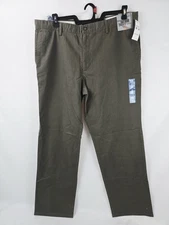 Dockers Pants Mens 38x34 Khaki Straight Fit Flat Front Casual NWT