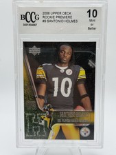 2006 Upper Deck NFL Players Rookie Premiere - #9 Santonio Holmes (RC)