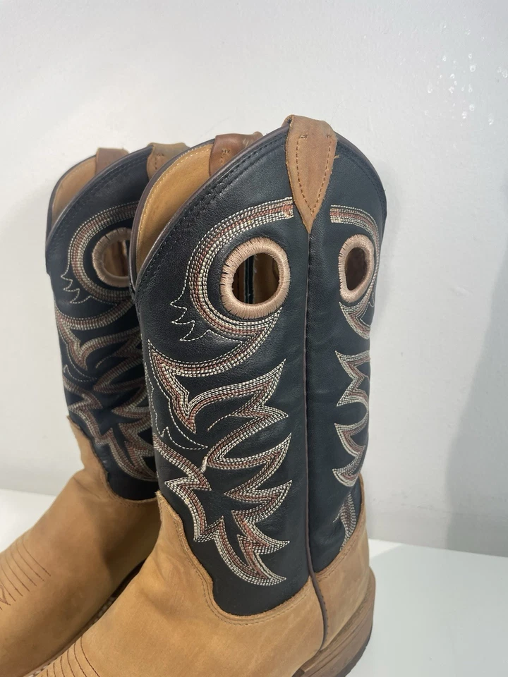 Botas Justin Estilo BR740 Marrón Cobre/Negro Hombre Talla 8.5 Usadas. Foto 4 de 4