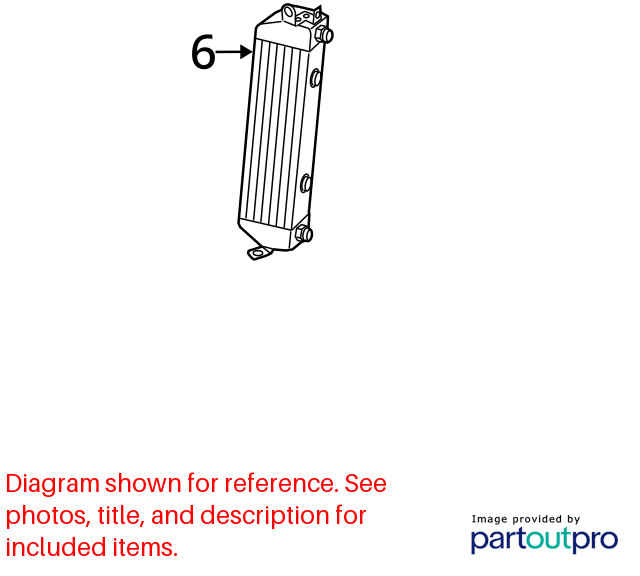 Audi R8 rear/right Transmission oil cooler