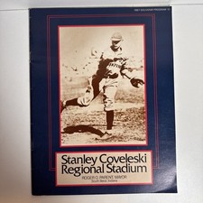 1987 Stanley Coveleski Stadium South Bend Opening Baseball Program
