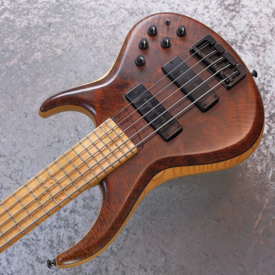 MTD 535-24 "Flamed Walnut Top" Used Electric Bass - Image 2 of 4