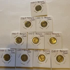Silver MERCURY Dime lot of 10 1928 - 1945 Average Circulation Exact Coins Shown