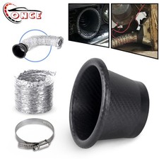 Universal Car Front Bumper Turbo Air Intake Pipe Turbine Inlet Pipe Funnel Kit