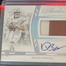 Panini Quinn Ewers Flawless Collegiate Patch Autograph Texas Longhorns 2 Cards