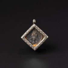 Tibetan Bronze Amulet Pendant