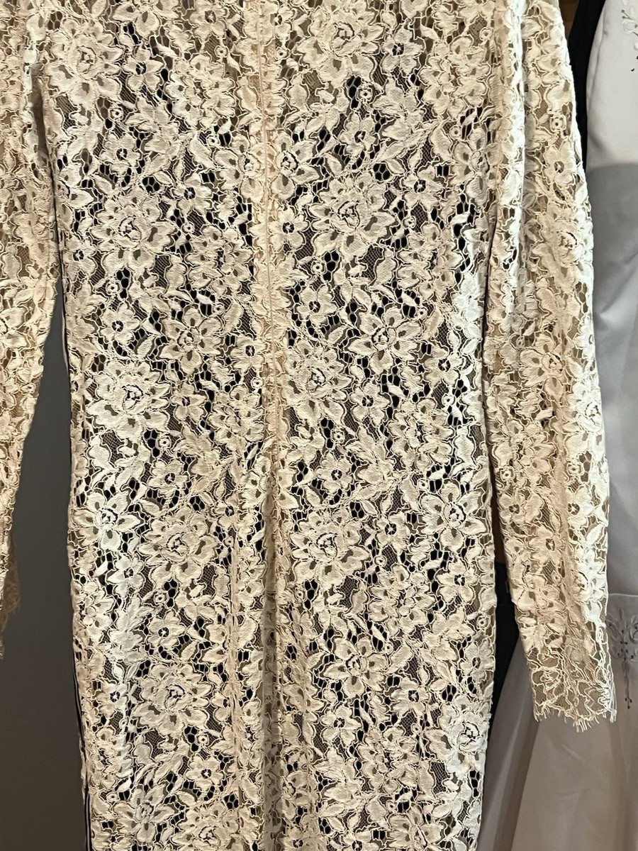 Vince Camuto Women's Ivory Floral-Lace Sheath Dress Size US 8, US 6 | eBay Vince Camuto Women's Ivory Floral-Lace Sheath Dress Size US 8, US 6 | eBay