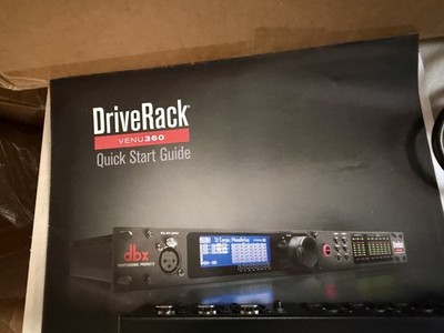 dbx DriveRack VENU360 3x6 Loudspeaker Management System PA Audio Processor