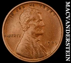 1909 VDB Lincoln Wheat Cent - Scarce  Extra Fine  Semi-key  Better Date  #J9652