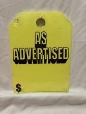 Stock Mirror Hang Tags-AS ADVERTISED