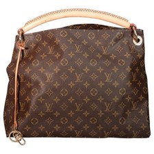 Borsa a mano Louis Vuitton Artsy Monogram rivestita in tela tracolla Hobo posizione
