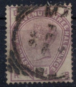 GB UK Victoria QV 1 1/2p SC#99 used stamp CV$45 Lot#b2452