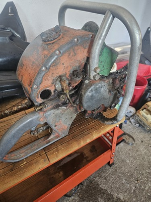 #ad Vintage Homelite S 20 Chainsaw.. West Coast Full wrap.. Complete Saw $120.00