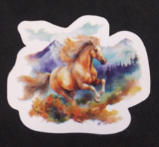 Beautiful Wild Horse Sticker 1.78" x 2.25" G 