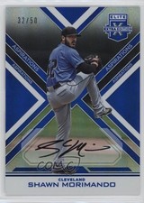 2016 Panini Elite Extra Edition Aspirations Blue 32/50 Shawn Morimando Auto s3g