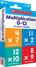 Scholastic Flash Cards: Multiplication 0 - 12
